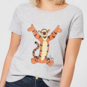 Image of Disney Winnie The Pooh Tigger Classic Womens T-Shirt - Grey - M