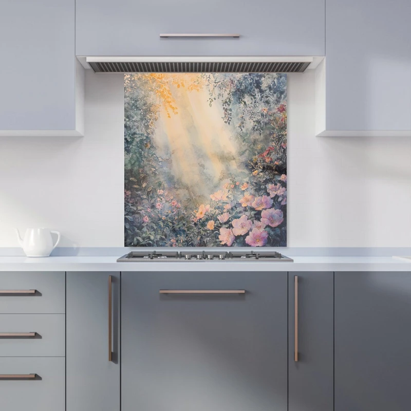 Image of Designer Kitchen Splashbacks Ava Sterling: 00002 Kitchen Splashback Size: 900mm x 750mm Multicolor Unisex 900mm x 750mm