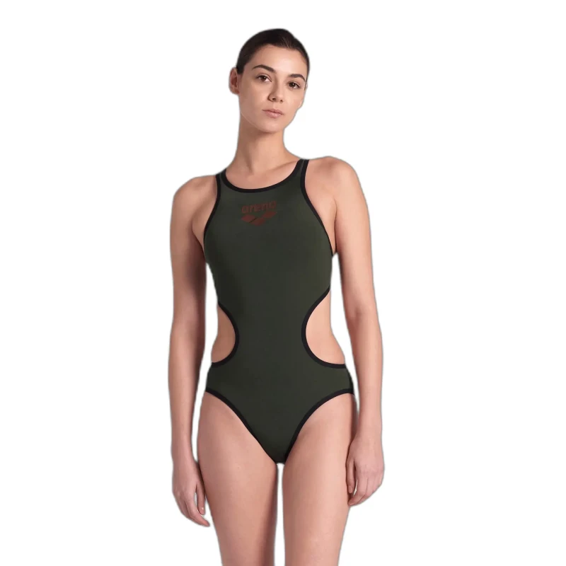 Image of Womens 1 Piece swimsuit Arena One Biglogo Vert Female 32