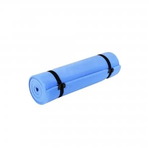 Image of Charles Bentley Single Camping Roll Up Mat Blue EVA