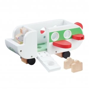 Image of Peppa Pig Peppa's Wood Play Aeroplane and Figure Playset