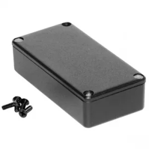 Image of Hammond 1590GBK Diecast Enclosure Black (100 x 50 x 25mm)