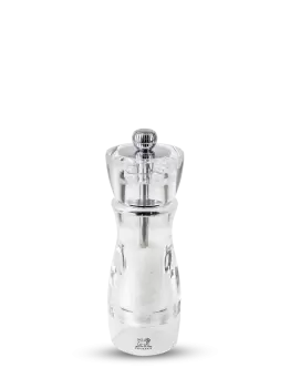 Image of Transparent manual salt mill, 16cm Vittel