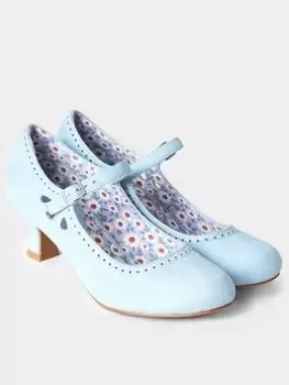 Image of Joe Browns Joe Browns Song Bird Pretty Mary Janes Blue Size 3, Women