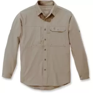 Image of Carhartt Mens Force Extremes Angler Button Long Sleeve Shirt L - Waist 36-38' (91-97cm)