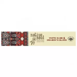 Image of Green Tree Native Soul White Sage & Dragons Blood Incense Sticks