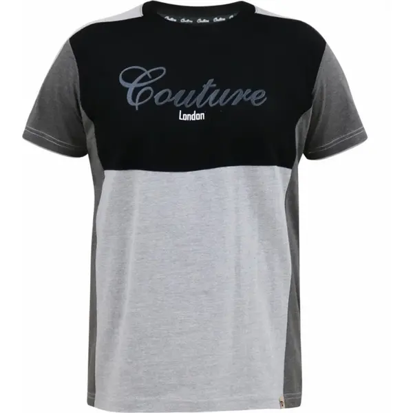 Image of D555 by Duke Duke Mens Big Size D555 Couture Crew Neck T-Shirt With Cu