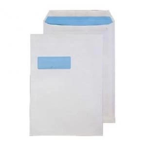 Image of Pocket White Self Seal C4 Win 90gsm Pack of 25