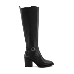Image of Dune London Trance Knee High Boots - Black