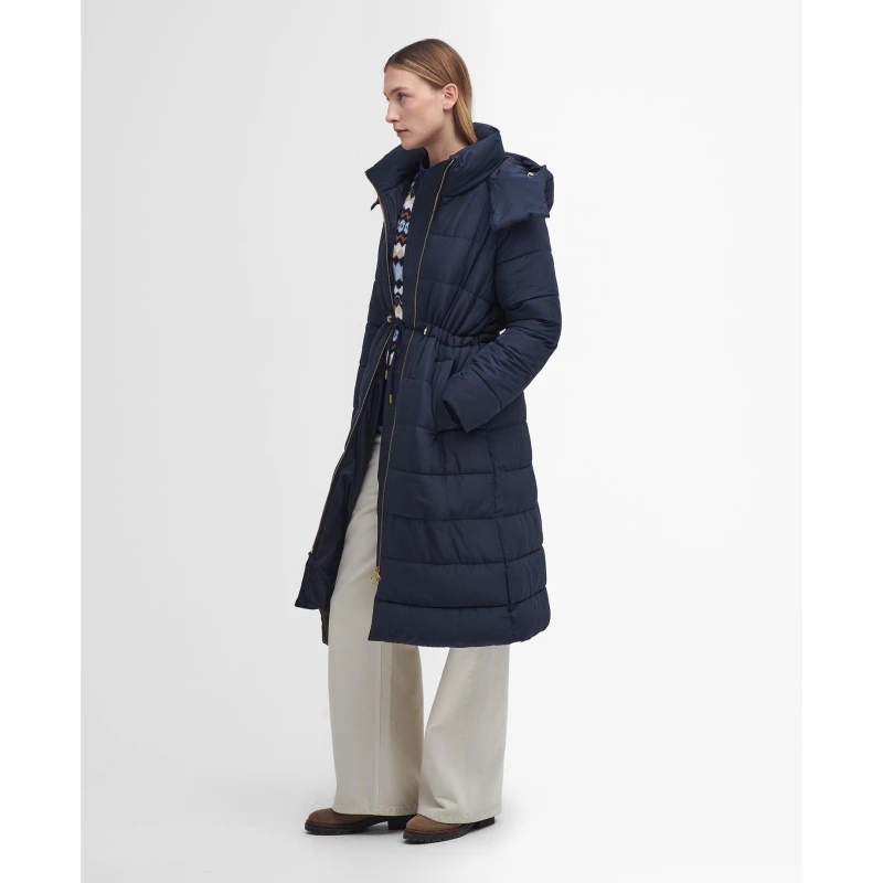 Image of Barbour Mannue Puffer Jacket - Blue Blue 16
