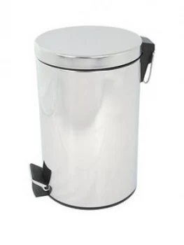 Image of Aqualona Stainless Steel Pedastal Bathroom Bin