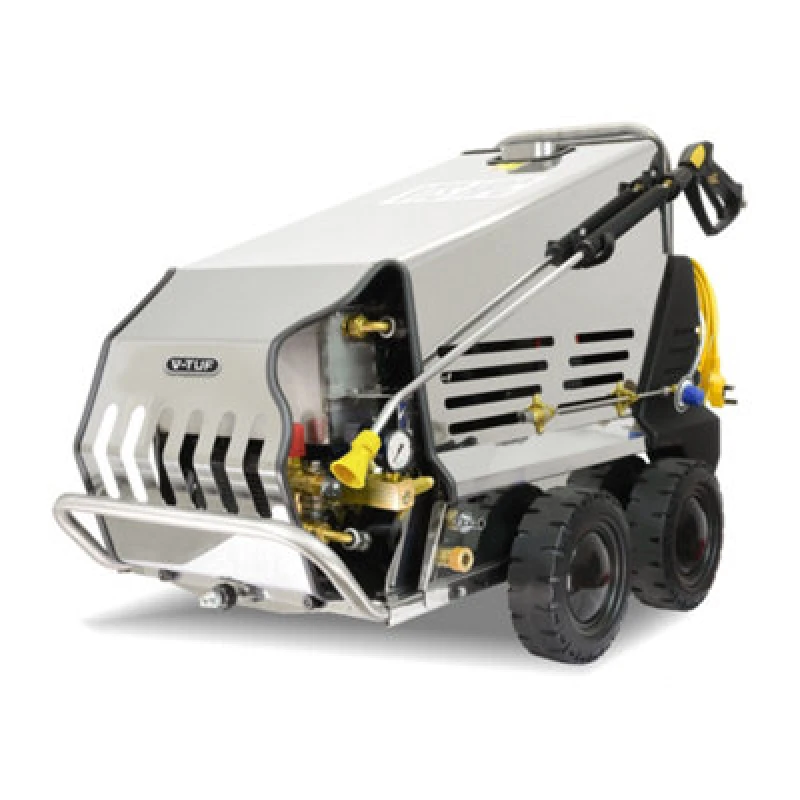 Image of V-Tuf Rapid Vts1210Hpc Xl Mobile Hot Pressure Washer 240V, 100Bar, 12L/min - High Temperature