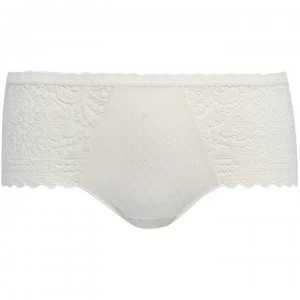 Image of Maison Lejaby Hanae boxer brief - Lilywhite