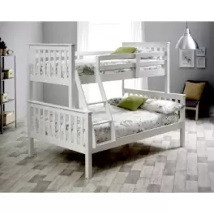 Image of Carra White Triple Sleeper and Spring Mattresses