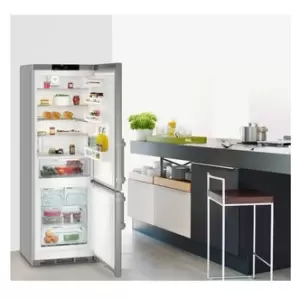 Image of Liebherr CNEF5745 70cm NoFrost Fridge Freezer in St St 2 01m NP Ice D