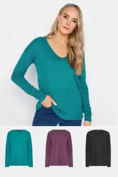 Image of Tall 3 Pack V-Neck T-Shirts