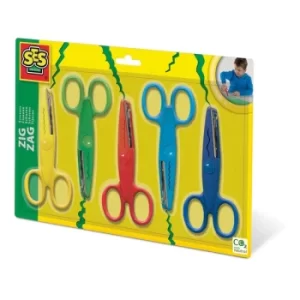 Image of SES CREATIVE Zigzag Craft Scissors, 3 to 12 Years (00839)