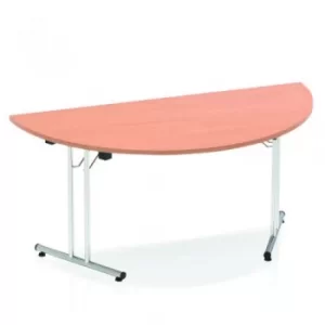 Image of Impulse 1600 Folding Semicircle Table Beech