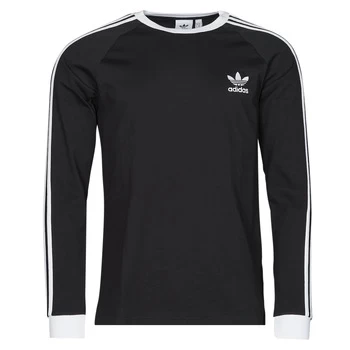Image of adidas 3-STRIPES LS T mens in Black - Sizes XXL,S,M,L,XL,XS