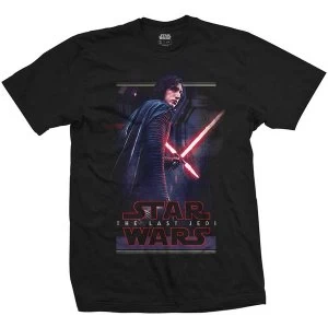 Image of Star Wars - Episode VIII Kylo Pose Unisex Medium T-Shirt - Black