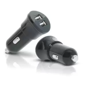 Image of Mobilis Car Charger 2 USB Auto Black