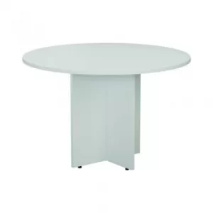 Image of Jemini White Round D1200 Meeting Table KF78958