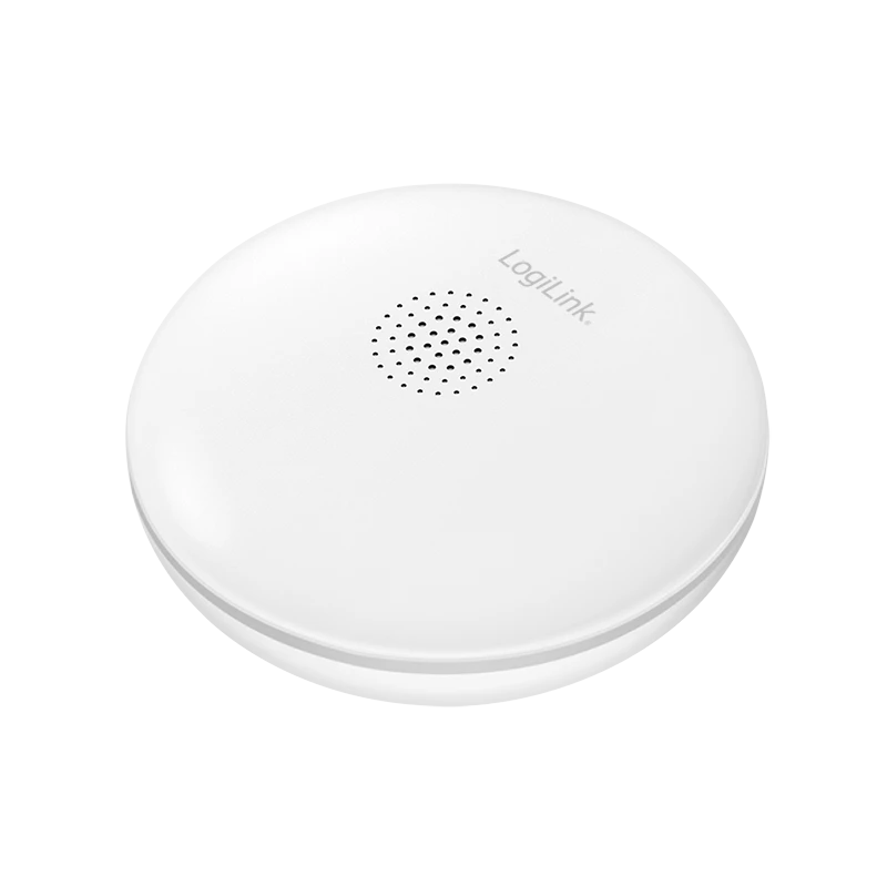 Image of LogiLink WiFi Smart Water Sensor. round shape. Tuya compatible