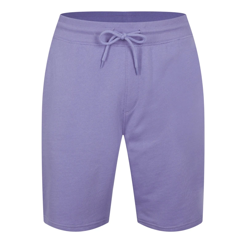 Image of United Colors of Benetton Fleece Shorts Mens - Purple Purple XS