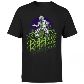 Image of Beetlejuice Faded T-Shirt - Black - 5XL