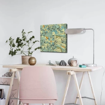 Image of 4545ABSC - 031 Multicolor Decorative Canvas Painting