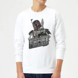 Image of Star Wars Boba Fett Skeleton Sweatshirt - White - XXL