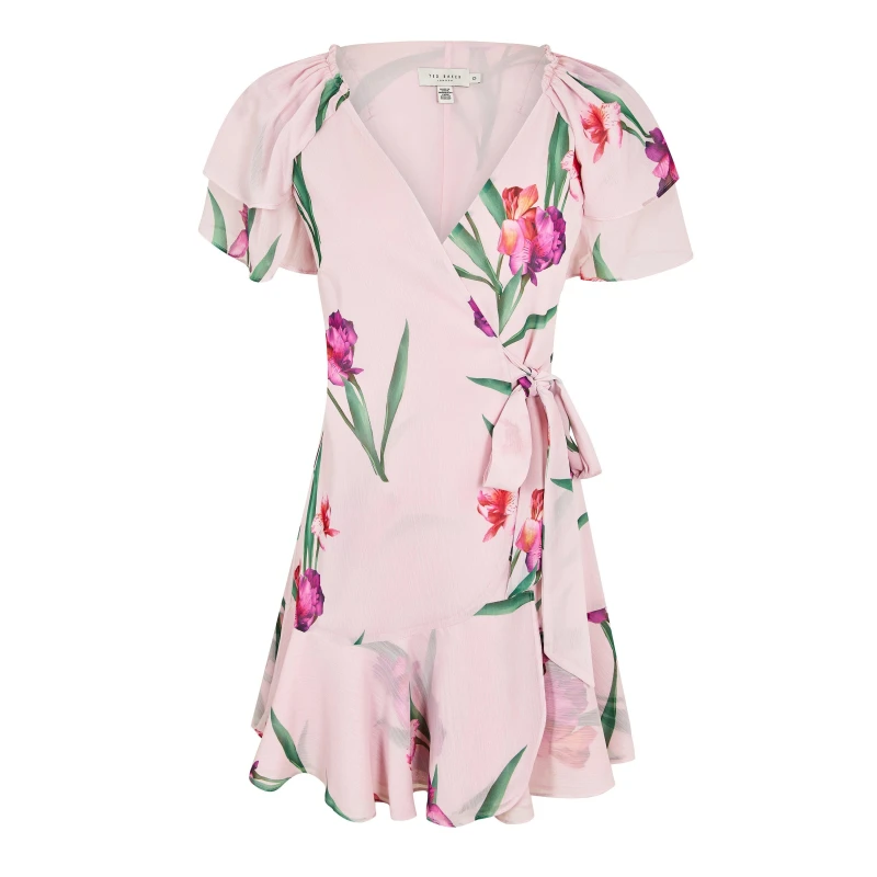 Image of Ted Baker Ted W Mini Dress Pink female 6 (2X)