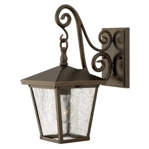 Image of 1 Light Outdoor Small Wall Lantern Light Regency Bronze IP44, E27