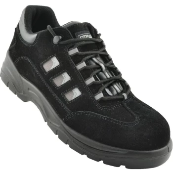 Image of TNS103 Black Safety Trainers - Size 3 - Sitesafe