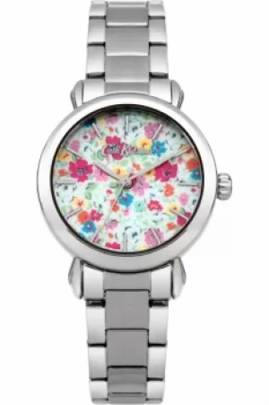 Image of Ladies Cath Kidston Mews Ditsy Silver Bracelet Watch CKL018SM