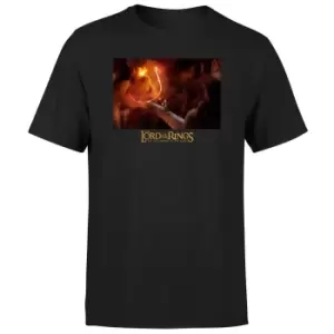 Image of Lord Of The Rings You Shall Not Pass Mens T-Shirt - Black - 3XL - Black