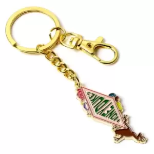 Image of Harry Potter Honeyduke Logo Keyring