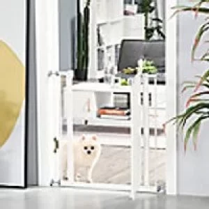 Image of PawHut Pet Safety Gate D06-097 35 x 762 x 680 mm White