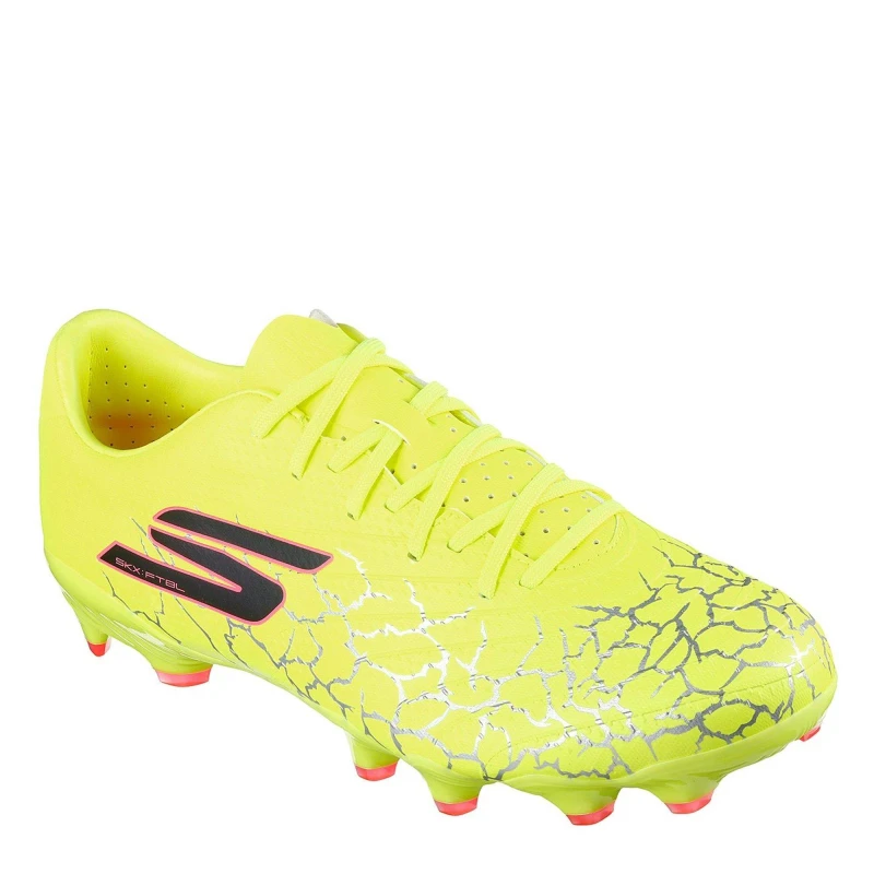 Image of Skechers SKX 1 Firm Ground Football Boots - Yellow Yellow 8