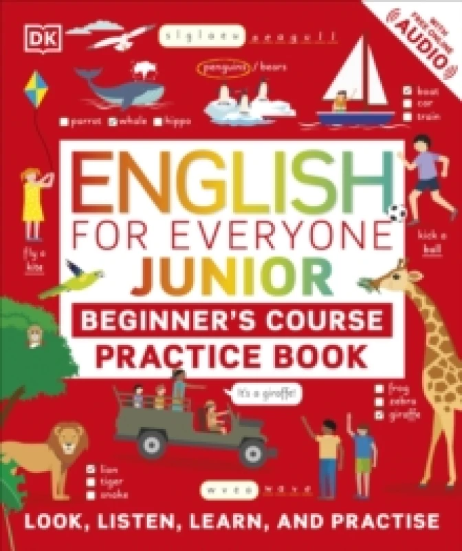 Image of English for Everyone Junior Beginner's Practice Book : Look, Listen, Learn, and Practise Paperback / softback