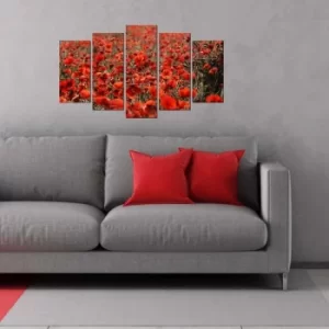 Image of 5MX-30 Multicolor Decorative MDF Painting (5 Pieces)