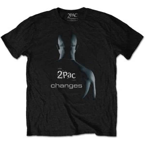 Image of Tupac - Changes Mens Medium T-Shirt - Black