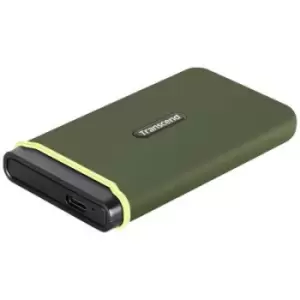 Image of Transcend ESD380C 2 TB External SSD hard drive USB-C , USB type A Green TS2TESD380C