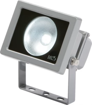 Image of KnightsBridge IP65 Adjustable Low Energy LED Security FloodLight Grey Aluminium. - 10 Watt