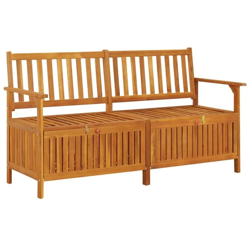 Image of VIDAXL Storage Bench 148cm Solid Wood Acacia vidaXL 8720286668436