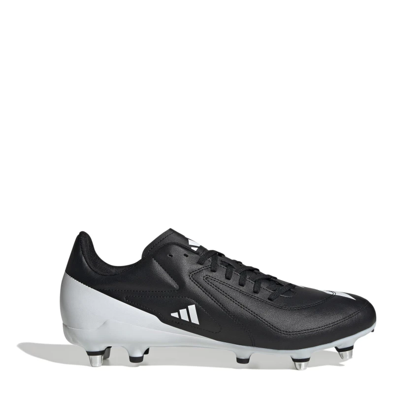 Image of adidas RS-15 Adults Soft Ground Rugby Boots Black/White male 7 (40.7)
