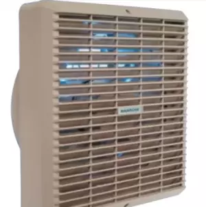 Image of Manrose 300mm Commercial Grey Manual Pullcord Wall Fan - COMCW300MP