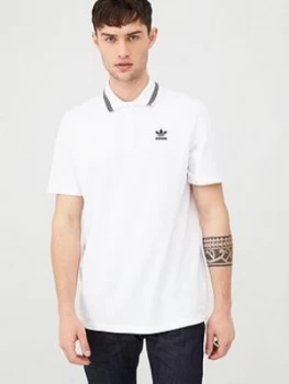 Image of adidas Originals Pique Polo - White