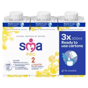 Image of SMA PRO Follow On Baby Milk Liquid 6-12 Months Multipack