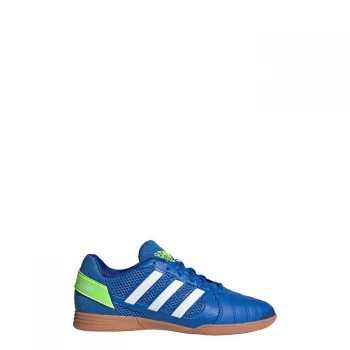Image of adidas Top Sala Trainers Kids - Glow Blue / Cloud White / Roya